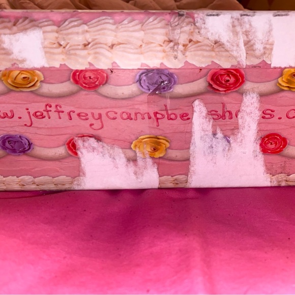 Jeffrey Campbell Ostrich feather leather suede Vain stiletto boots highheels 7.5 - Picture 12 of 13